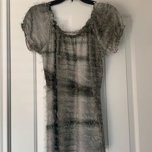 NWT tufted green tank